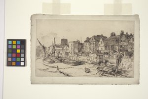 "Adem ve Havva", Eski Chelsea (gravür) by James Abbott McNeill Whistler