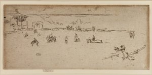 Bucking Horse, Vahşi Batı, 1887. by James Abbott McNeill Whistler