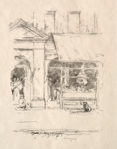 Kasap Köpeği, 1896. by James Abbott McNeill Whistler