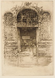 Kapı, 1879-1880. by James Abbott McNeill Whistler