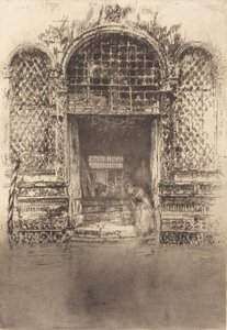 Kapı, 1880. by James Abbott McNeill Whistler