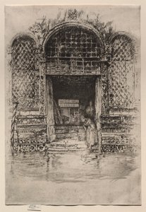 Kapı, 1880. by James Abbott McNeill Whistler