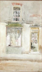 Terziler Dükkanı, c.1897-98 (kağıt üzerinde wc) by James Abbott McNeill Whistler