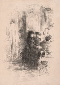 Düet, 1894. by James Abbott McNeill Whistler