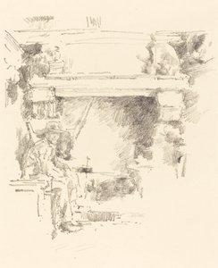 Şömine, 1893. by James Abbott McNeill Whistler