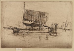 Balıkçı Teknesi, 1879-1880. by James Abbott McNeill Whistler