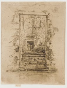 Bahçe, 1879-1880. by James Abbott McNeill Whistler