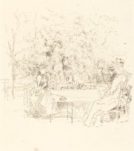 Bahçe, 1891. by James Abbott McNeill Whistler