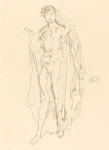 Kız, ç. 1891. by James Abbott McNeill Whistler