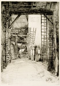 Kireç Yakıcı, 1859 (aşındırma ve kuru nokta) by James Abbott McNeill Whistler
