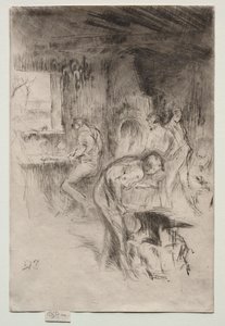 Küçük Forge. by James Abbott McNeill Whistler