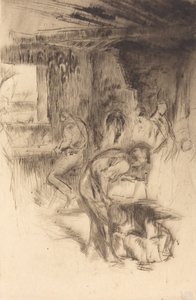 Küçük Demirhane, 1875. by James Abbott McNeill Whistler