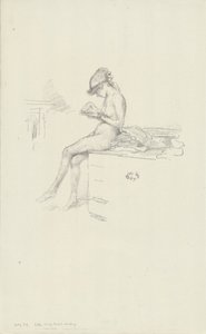 Küçük Çıplak Model, Okuma by James Abbott McNeill Whistler