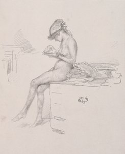 Küçük Çıplak Model Okuma, 1890.