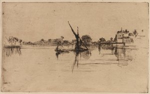 Küçük Putney, 1879. by James Abbott McNeill Whistler