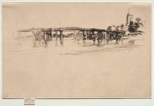 Küçük Putney, No. 1. by James Abbott McNeill Whistler