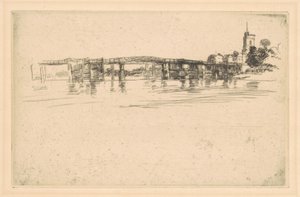 Küçük Putney, No. 1, 1879. by James Abbott McNeill Whistler