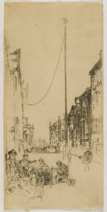 Direk, 1880 (kağıt üzerine gravür) by James Abbott McNeill Whistler