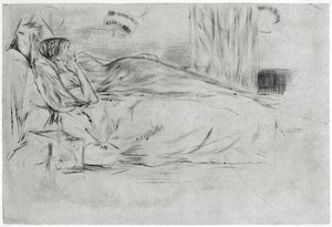 Model, Yatarken, c1864 1904. by James Abbott McNeill Whistler