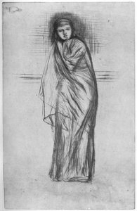 Dinlenme Modeli, 19. yüzyıl 1904. by James Abbott McNeill Whistler