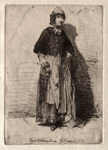 Anne Gerard, 1858. by James Abbott McNeill Whistler