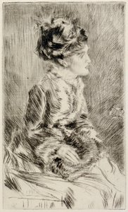 muff by James Abbott McNeill Whistler