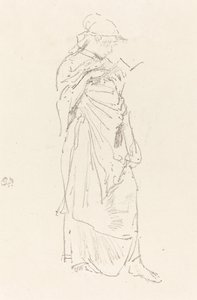 Roman: Kız Okuma, c. 1889. by James Abbott McNeill Whistler