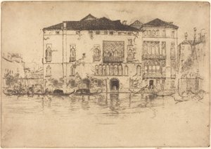 Saraylar, 1880. by James Abbott McNeill Whistler