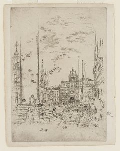Piazzetta by James Abbott McNeill Whistler