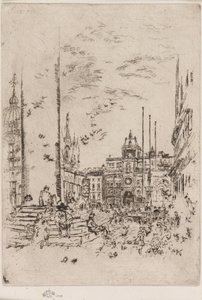 Piazzetta, 1879-1880. by James Abbott McNeill Whistler
