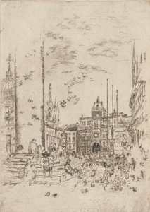 Piazzetta, 1879-1880. by James Abbott McNeill Whistler