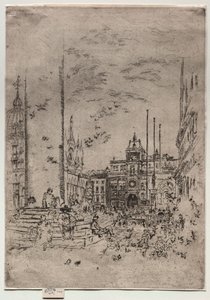 Piazzetta, 1880. by James Abbott McNeill Whistler