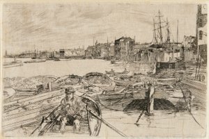 Havuz, 1859. by James Abbott McNeill Whistler