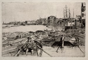 Havuz, 1859. by James Abbott McNeill Whistler