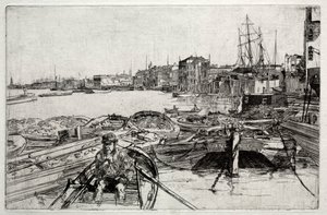 Havuz, 1859. by James Abbott McNeill Whistler