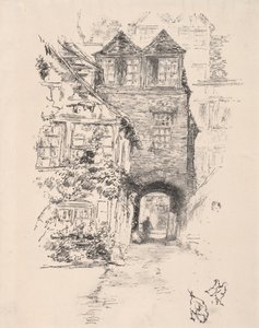Rahipler Evi, Rouen, 1894. by James Abbott McNeill Whistler