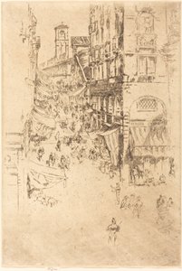Rialto, 1880. by James Abbott McNeill Whistler