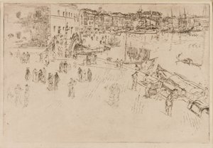 Riva, 1879-1880. by James Abbott McNeill Whistler