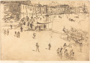 Riva, No.II, 1880. by James Abbott McNeill Whistler
