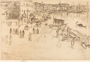 Riva, No.I, 18791880. by James Abbott McNeill Whistler