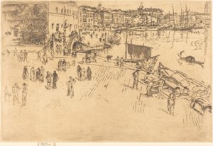 Riva, No.I, 18791880. by James Abbott McNeill Whistler