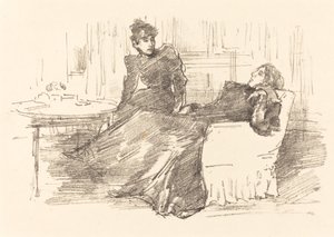 Kızkardeşler, 18941895. by James Abbott McNeill Whistler