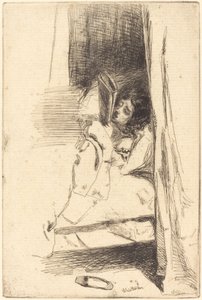 Terlik, 1858. by James Abbott McNeill Whistler