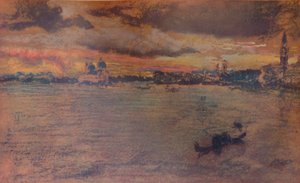 Fırtına, Gün Batımı, 1880, 1904 by James Abbott McNeill Whistler