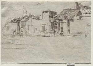 Kuğu, Chelsea, c. 1870. by James Abbott McNeill Whistler