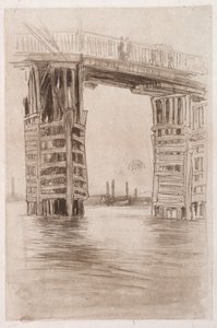Uzun Köprü. by James Abbott McNeill Whistler