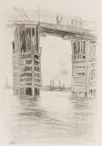 Uzun Köprü, 1878. by James Abbott McNeill Whistler