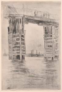 Uzun Köprü, 1878. by James Abbott McNeill Whistler