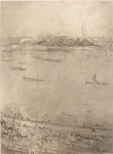Thames, 1896. by James Abbott McNeill Whistler