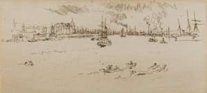 Tilbury, 1887. by James Abbott McNeill Whistler